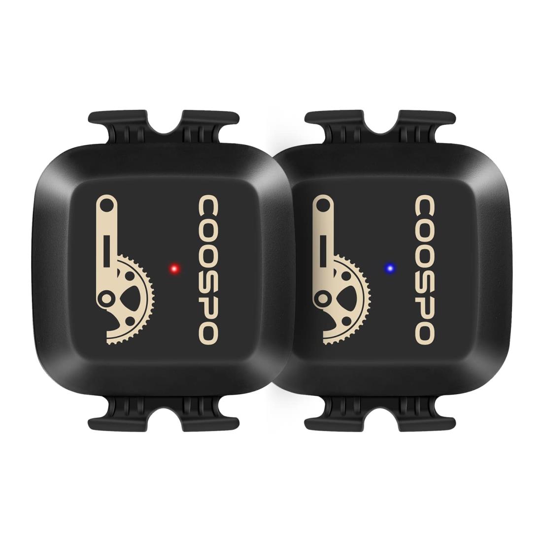 COOSPO ケイデンススピードセンサー ANT+ Bluetooth 4.0対応接続 自転車コンピュータ用 バイクアクセサリー IP67級防水 日本語説明書付け 【二点セット】