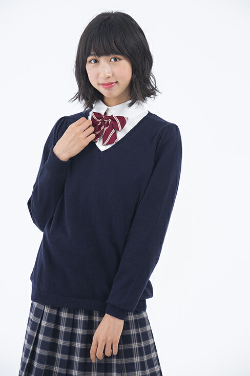 楽天市場 アウトレット スクール セーター 女子 制服 無地 薄手 Vネック レース ネイビー ブラック グレー アイボリー ピンク ラベンダー スクールセーター 学生 通学 女子高生 高校生 中学生 かわいい なんちゃって制服 カンコー Cb0000 制服専門店 カンコー