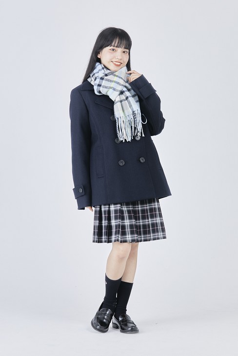 カンコー学生服公式ショップスクール学生服コート学生女子ピーコート学生女子スクールコート高校生ネイビー通学学生コート スクールコートpコート高校生 中学生学生女子高生定番なんちゃって制服カンコー