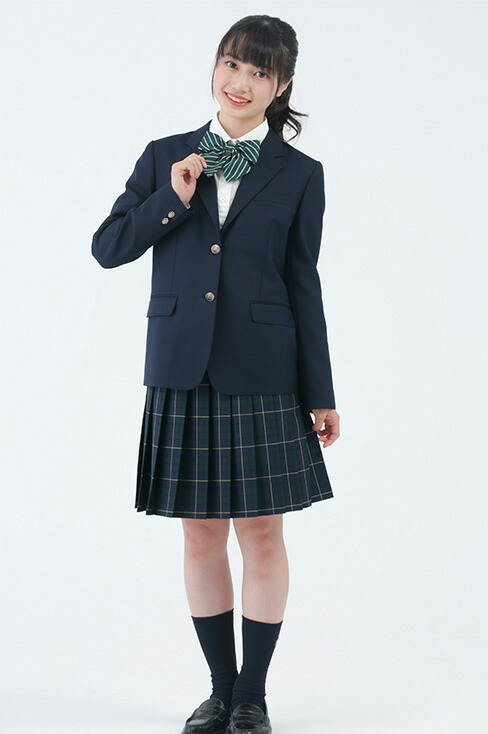 10 Off クーポン 3 11 1 59まで 制服 ブレザー 通学 女子 中学生 ネイビー 毛 カンコー 日本製 なんちゃって制服 スクールブレザー 大きい サイズ レディース 毛 ウール シルバー ボタン 紺 通学 女子高生 学生 高校生 中学生 卒業 入学 Khs102 カンコーショップ原宿