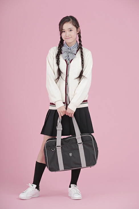 カンコー/リボンクレストレディースエンジネイビーグレー(女子赤紺高校生中学生通学学生学生服制服スクール)KHS502