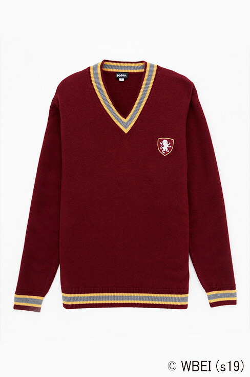 楽天市場 10 Off クーポン 3 11 1 59まで ライン スクールセーター Vネック ハリーポッター セーター グッズ レディース 制服 スクール セーター ニット 女子 エンジ グリーン なんちゃって制服 カンコー 制服ユニバ 送料無料 Khs401wb カンコーショップ原宿