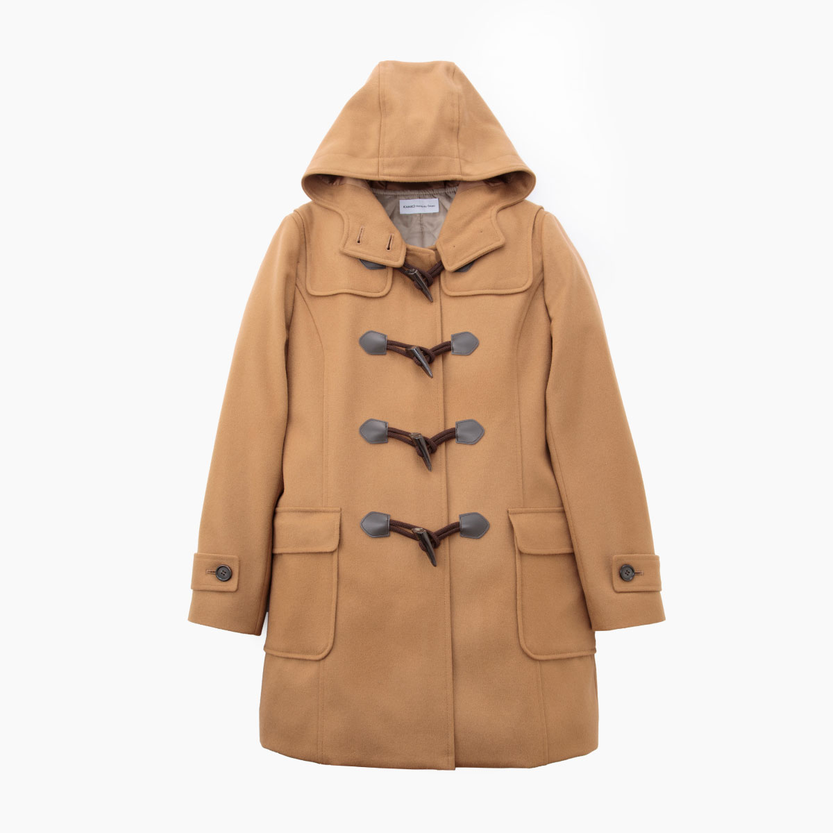 ブランド品専門の 制服 カンコー キャメル 学生 ダッフルコート 日本製 軽い 女子 スクールコート ダッフル Khs110 Kanko 中学生 高校生 暖かい ウール 毛 通学 レディース ロング丈 アウター コート 学生服 Ekonomimalmo Se