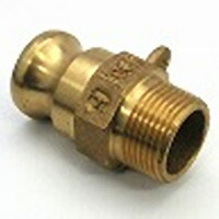 生き胆式カップリング（ブロンズ製）オネジアダプター（F印字機） 牡×RオネジF-Rc3(80A)  BR