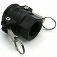 レバー式カップリング（ポリプロピレン製） メネジカプラー（Dタイプ）　メス×Rcメネジ D-Rc4(100A) 　PP