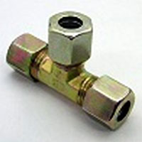 【Ｐａｒｋｅｒ】EO-2（鋼管用くい込み継手） ユニオンティー　チーズ 三方くいこみ口（ミリ） EO2-T25 | 25×25（mm）