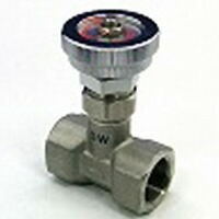 ニードルバルブ SUS　ニードル　Mini　二方Rcメネジ SW-1033 | R3/8×Rc3/8(mm)