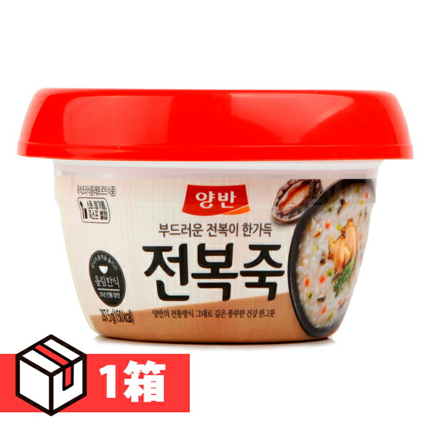[ドンウォン] ヤンバンアワビ粥 1箱(430円×24個) 韓国粥 米飯類かゆ レトルト お粥 即席食品 韓国料理 韓国食品【送料無料】