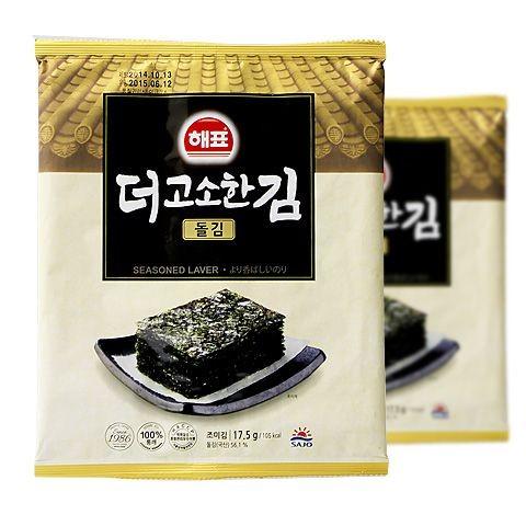 【送料無料】ヘピョ岩のり(全長)7枚入り 1箱(245円×40個) 韓国のり 韓国海苔 韓国食材 韓国食品 韓国料理