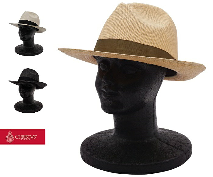 CHRISTYS' LONDON クリスティーズロンドン 18142 Panama Straw Hat 本パナマ ストローハット おしゃれ 春 夏 メンズ レディース セレブ 夏用