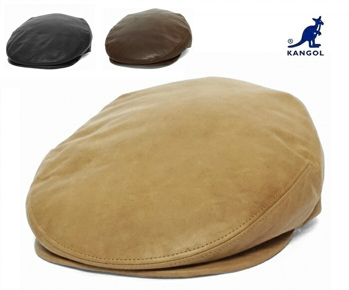 KANGOL カンゴール ハンチング ベレー帽 帽子 Lambskin Leather Cap ラムスキンレザーキャップ おしゃれ 人気 父の日 敬老の日 プレゼント 20代 30代 40代 50代 60代 70代 シニア 紳士