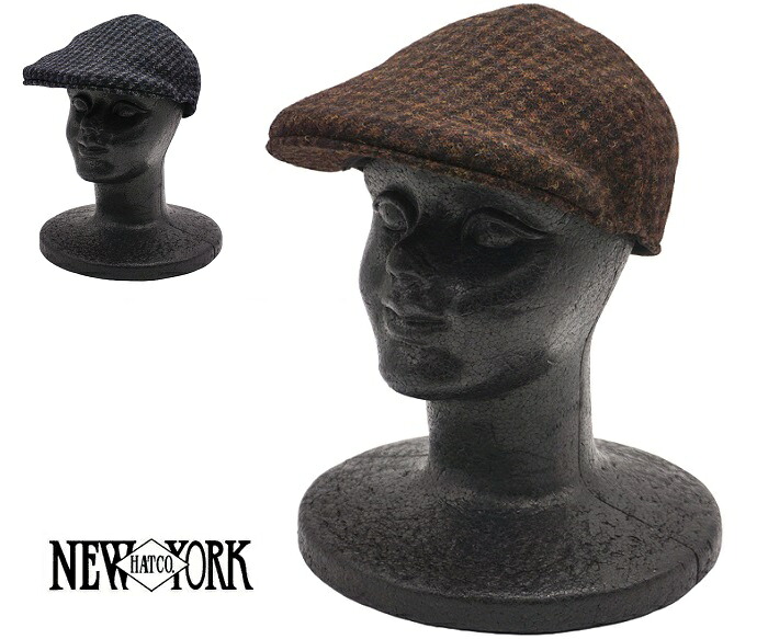 NEW YORK HAT ニューヨークハット 帽子 ハンチング キャスケット キャップ #9073 Harris Tweed Pub ハリス ツイード パブ ハンチングブ おしゃれ 父の日 敬老の日 プレゼント 20代 30代 40代 50代 60代 70代