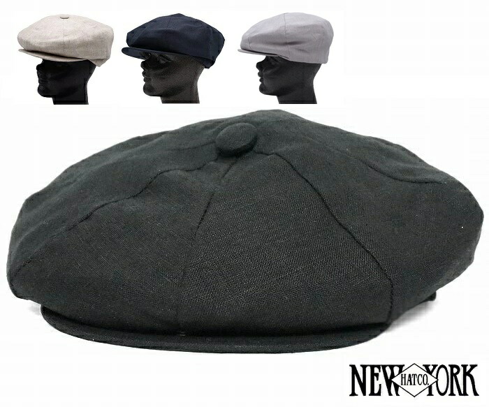 NEW YORK HAT ニューヨーク州かぶり笠 かぶり笠 キャスケット 旗がしら 6212 Linen Newsboy リネン ニュース番組男の子 今めかしい 父の日 差し上げ物 20代 30代 40代 50代 60代 70代