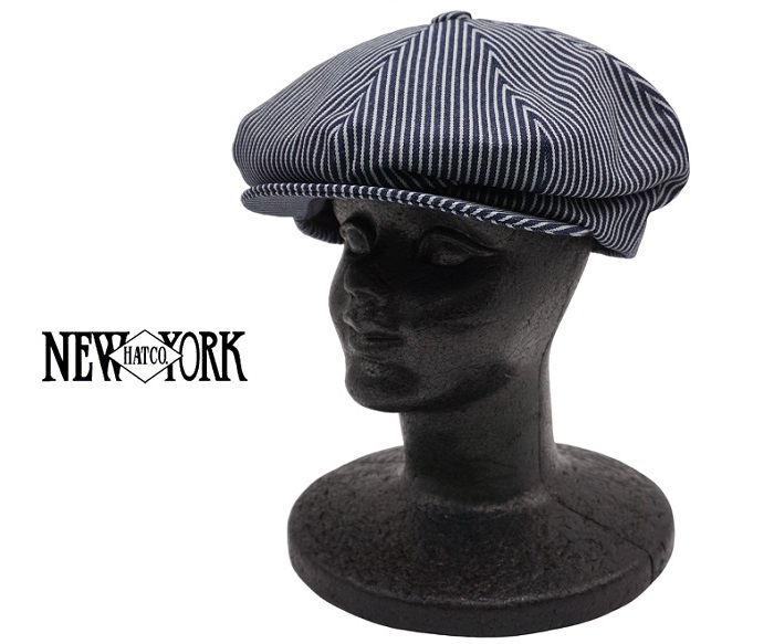 【楽天市場】NEW YORK HAT ニューヨークハット 帽子 キャスケット キャップ #6298 Hickory Newsboy ヒッコリー