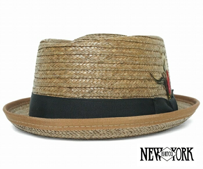 New York Hat ニューヨークハット 帽子 2130 Coconut Be-Bop ココナッツ ビーボップ おしゃれ ストローハット 父の日 プレゼント 夏用 20代 30代 40代 50代 60代 70代