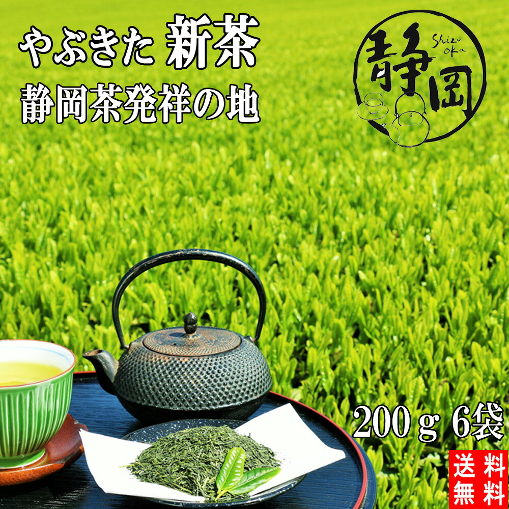 送料無料 新茶 特煎茶・極 200g 6袋 メール便 煎茶 緑茶 静岡茶 真空パック 高級 本山茶 一番茶 深むし茶 深蒸し茶 お茶 日本茶 健康茶 茶 八十八夜 茶葉 国産 プレゼント 静岡茶ギフト お返し 内祝い|静岡製茶問屋かのう茶店