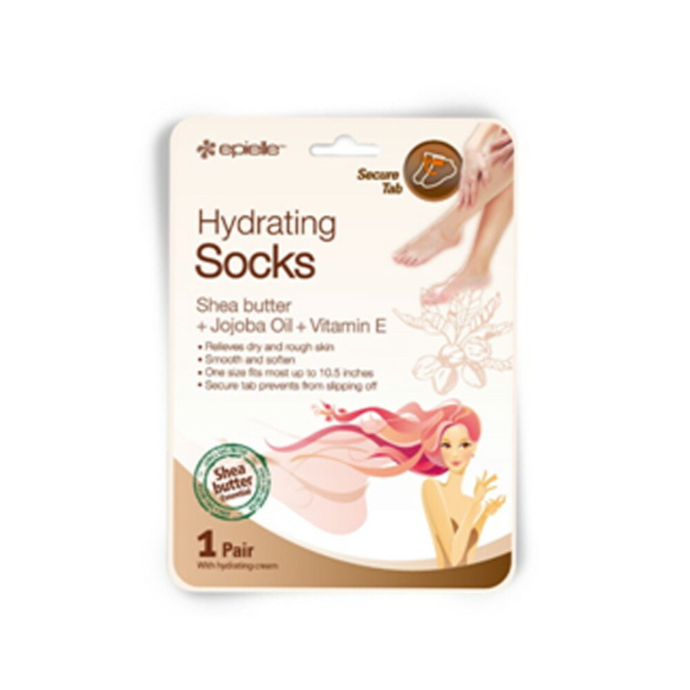 【楽天市場】epielle エピエル ハイドレーティングソックス フットマスク(シアバター＋ホホバオイル+ビタミンE)shea butter