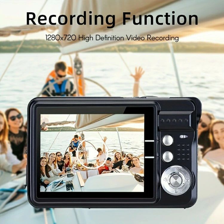 再充電可能カメラ写真撮影プロフェッショナルカメラ初心者 安い おすす LCD Cm 6.86 用 Vlogging デジタルズームカメラ 8X HD 72|関西酒場ショップ