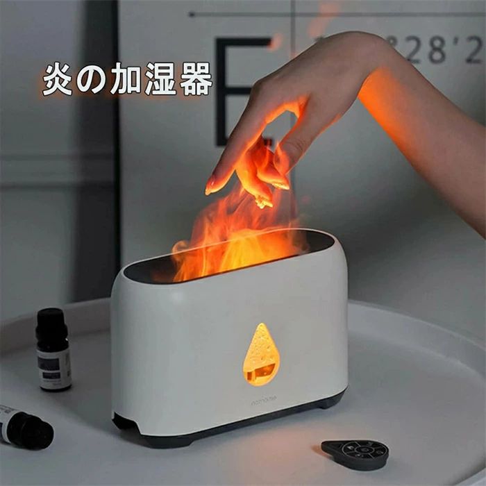 大電気容量 静音 馨り 加湿器 遠隔操作付き添い人 USB給電式 卓上加湿器