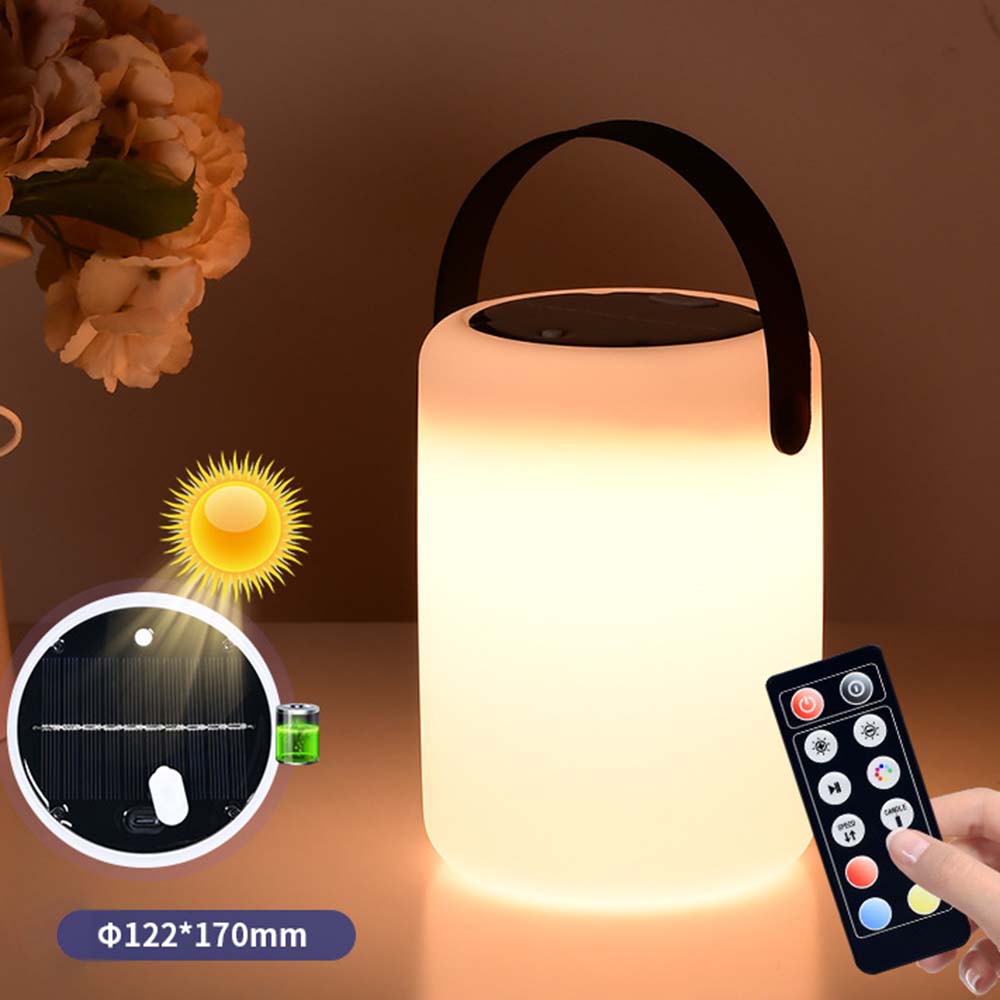 ソーラー リモコン付き IP54防水&防塵 非常用 応急 停電 災害 夜釣り 防災用品 常備灯 充電 ソーラー アウトドア 携帯便利 軽量