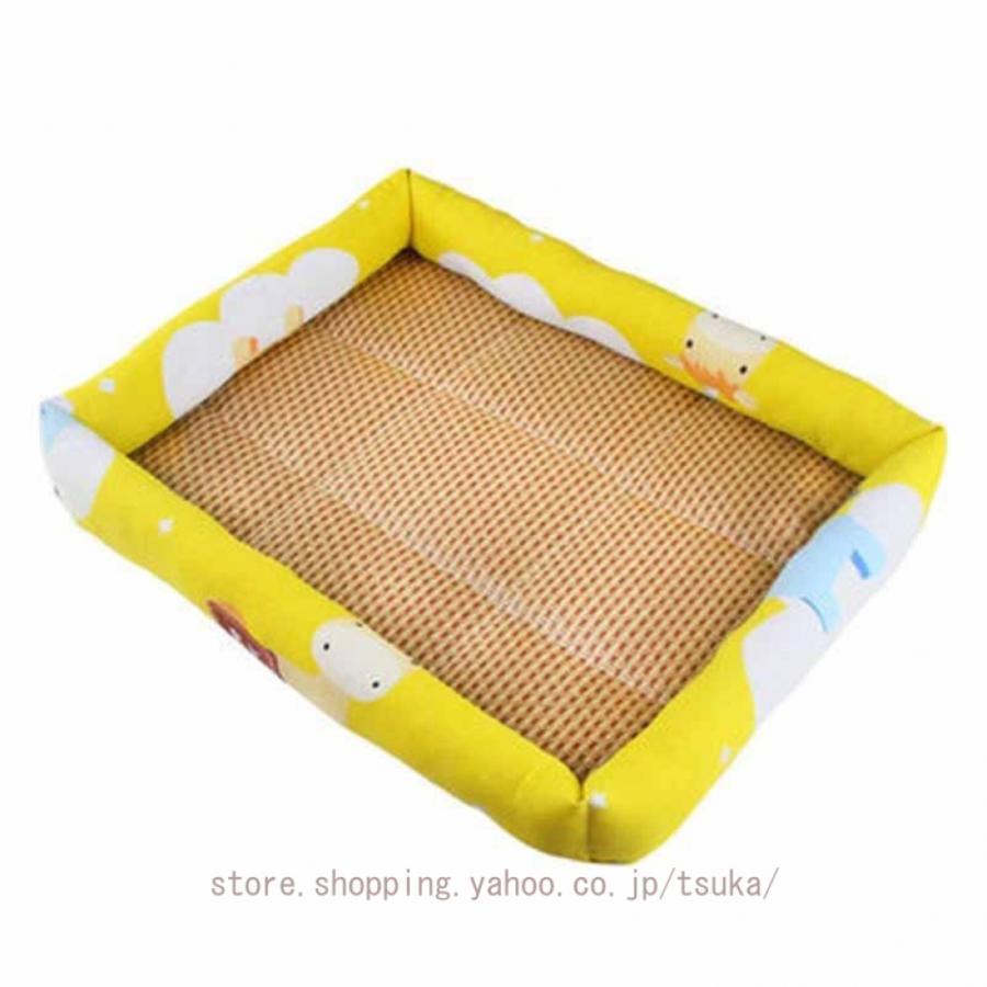 猫用 可愛い 耐噛み 犬マット 冷却シート 犬用 洗える スクエア 小型 猫 夏用 マット 犬 夏 ペットクッション ペット ベッド ン