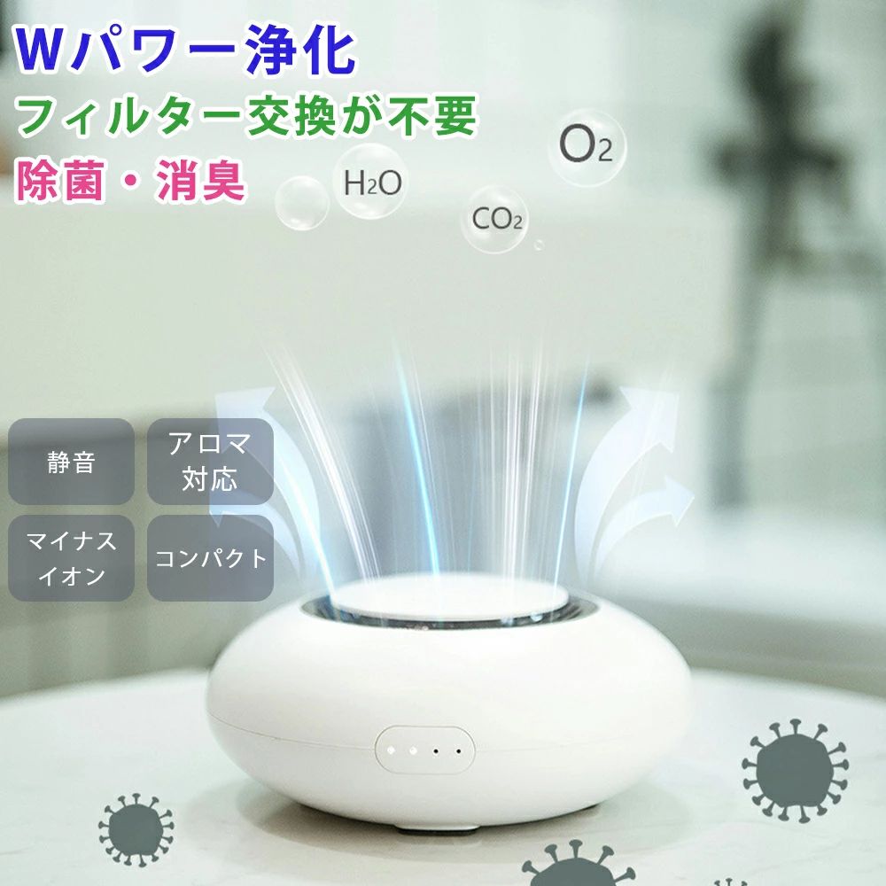 脱臭 部屋 エコ 節電 軽量 洗面所 電気 省エネ 寝室 4段階モード 防菌 ニオイ対策 交換部材不要 アロマ対応 節電対策|関西酒場ショップ