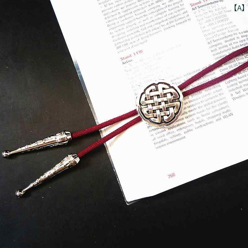 紐 フェザー ポロタイ ロープ ブラック ネイビー ペンダント レッド レトロ アクセサリー おしゃれ ターコイズ ボロタイ メンズ