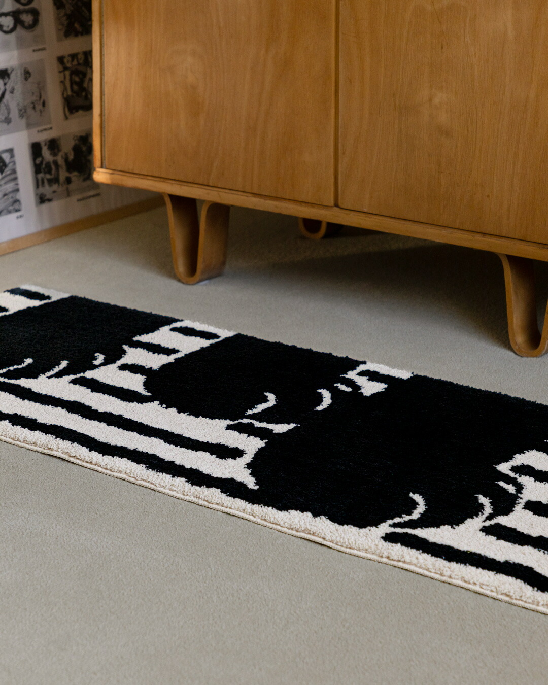 ラグ・カーペット WARMGREY TAIL BUNNY BUNNY DOORMAT ラグ・カーペット WARMGREY TAIL BUNNY BUNNY DOORMAT 楽天市場