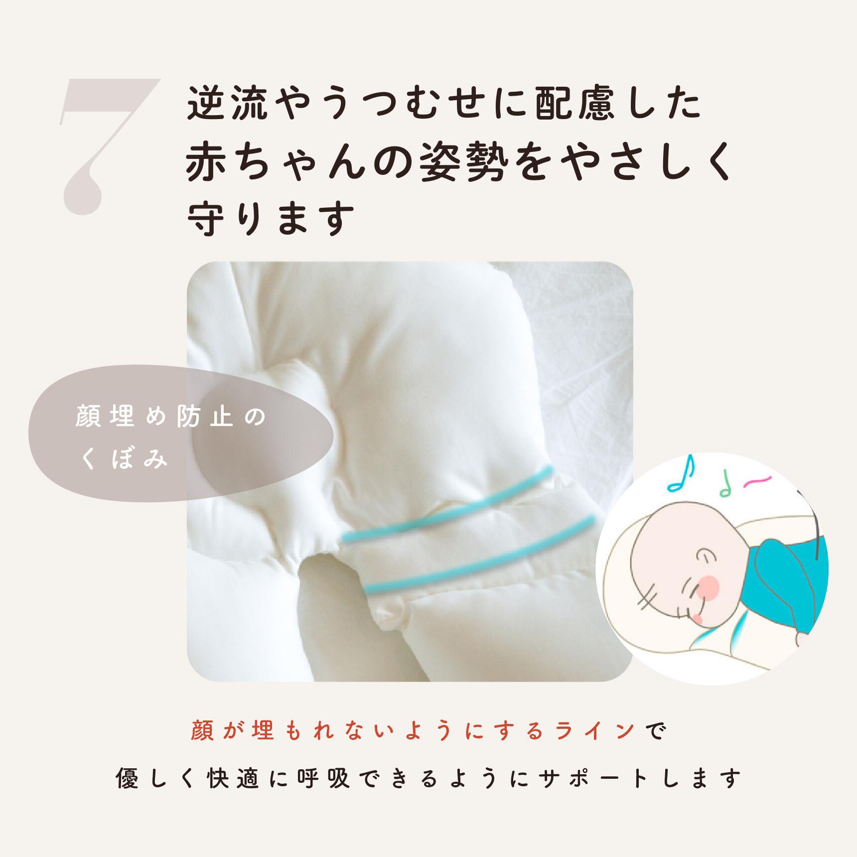 公式】1位獲得 ユニースリープ YUUNYSLEEP 新生児から使える 絶壁予防 
