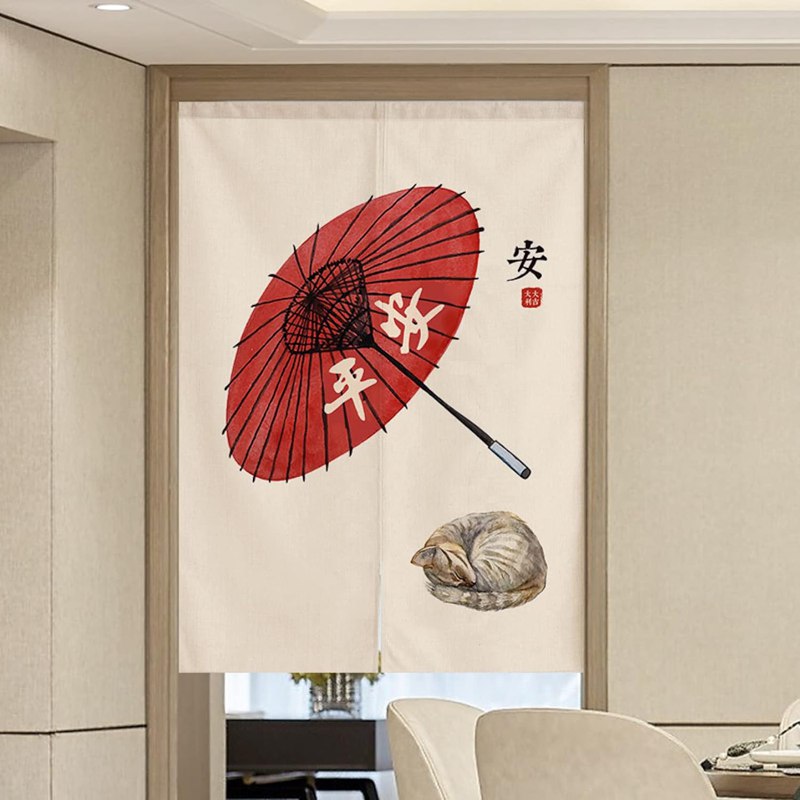 信憑 ノレン のれん 綿麻 室内装飾 青写真 猫 手みじか 和風 分かりやすい 好いたらしい 猫 部屋の入り口 御厨子所 リビング 中仕切り 洗面所 臥し所 小窓用 色合い03 飲食店 包みかくし 雑貨 今めかしい 65x9