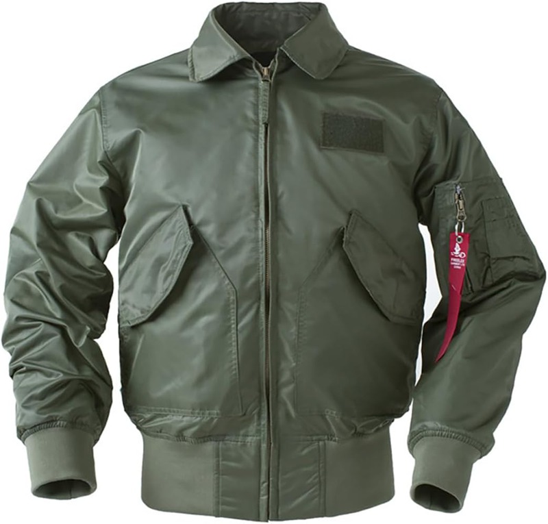 春秋服 CWU-45P フライトジャケット メンズ ミリタリージャケット アウター ナイロンブルゾン アメリカ空軍 ジャンパー カジュアル 大きいサイズ F1126A｜感謝マーケット