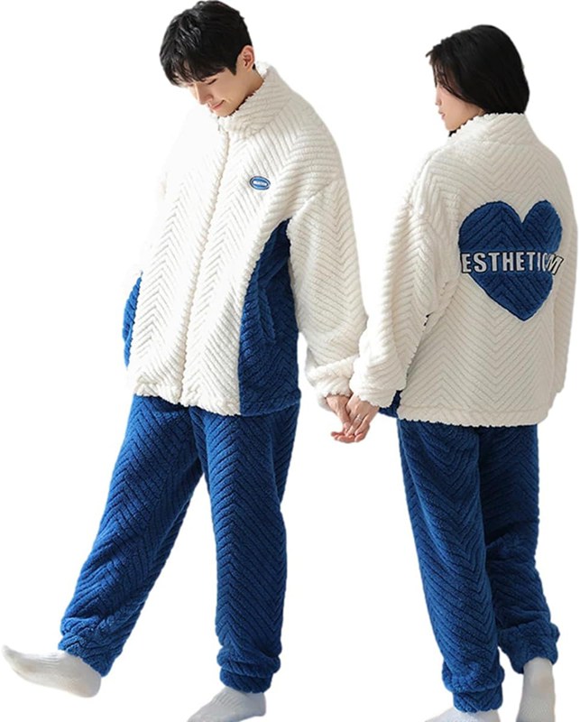 有りの実パジャマ もこもこ 冬 ジッパー 二人組 有りの実ルック 長袖 生あたたかい 朦々たる 綿ネル 男女仕掛ける 御部屋御召しもの 意中の女 夫婦関係 御部屋着 一緒になる祝賀会 米国海軍