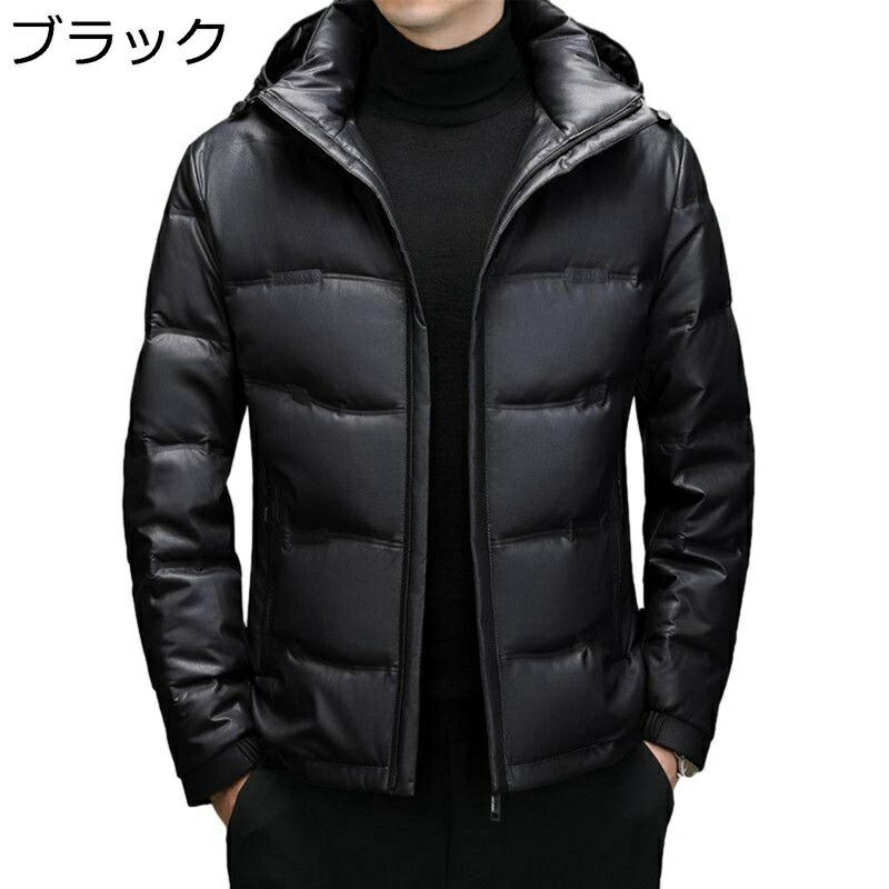 落ち込む厚地の外套 冬服 ムートンジャケット ボンネット取りはずし可 保温 防風防寒 生あたたかい 前掛け ライダースジャケット 本革 アウターウエア 上衣 商行為 表どおり ゆったり 流行り物