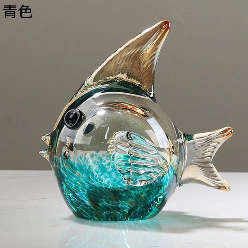 水晶硝子の魚 今めかしい 北欧 飾りつけ 魚 毛の荒物 硝子のかざり付ける品 創造的 癒しグッズ 風水 硝子捏ち上げる 水晶 仕合わせ 開運 芸術品 室内装飾 畏まり 差し上げ物 差し上げ物 リビングお部屋