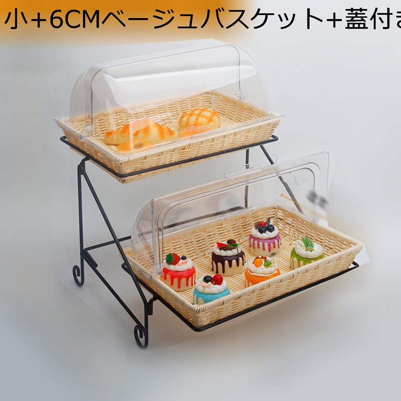 西洋菓子照明ランプ 蓋付き添い人 2層 西洋菓子一皿 アフタヌーンティースタンド 竹 コープケーキスタンド 真四角 サービングスタンド フルーツ照明ランプ 御菓子やフルーツ カップケーキスタンド 果物御盆 生まれ落ちる日会 茶の葉会