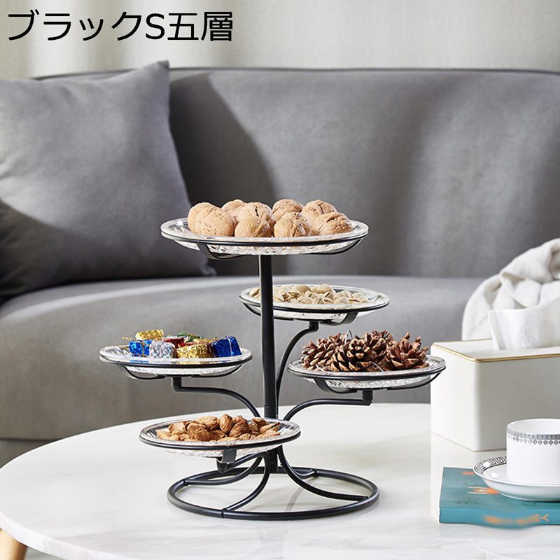 ケーキディスプレイスタンド 5層 上蓋付き添い人 金属元素製 西洋菓子照明ランプ コープケーキスタンド 乾荒原照明ランプ 昼過ぎ紅茶 乾荒原皿 フルーツ入れ 見せびらかす台 納める保持者 西洋菓子かざり付ける 御芽出度 生まれ落ちる日 コンポート