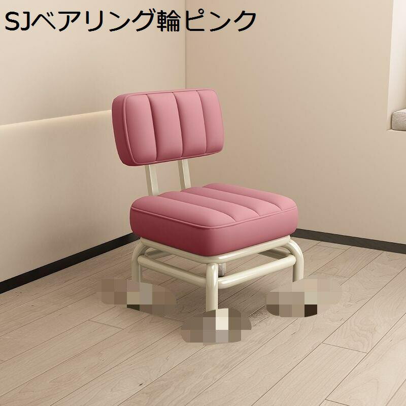 オットマン キャスター付き PU素材 腰掛け 足置き台 スツール マルチスツール スクエア ロースツール フットレストスツール 軽量 モダン 高弾性 汚れに強い 書房 在宅ワーク リビングルーム 靴替えスツール