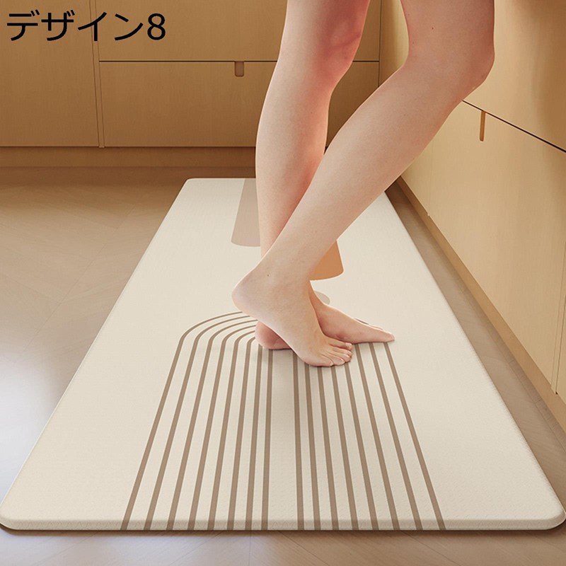 御厨子所引っ敷き 厚さ8MM PVC 部屋の入り口引っ敷き 幾何学学柄 昼御飯引っ敷き 部屋の入り口引っ敷き 吸水 身寄り用 御厨子所 御厨子所 御厨子所 拭ける 洗い濯ぎいらず 上滑り打ち切り付 敷き引っ敷き