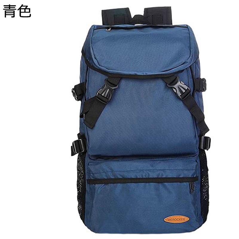 トレッキングバックパック ハイキングリュック 山登り 大容量 撥水 マルチポケット アウトドア ザック アウトドアバッグ 防水 軽い 快適 透湿性 キャンプ 学生 ユニセックス ネイビー ブラック ネイビー|感謝マーケット