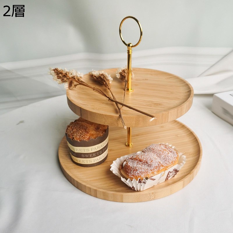 ティアードサービングトレイ 2層 3層 木製 ファームハウス コープケーキスタンド デザート ケーキ陳列台 ケーキスタンド ケーキトレー ケーキトレイ おしゃれ 果物収納 ケーキ台 ディスプレイ 製菓 キッチン