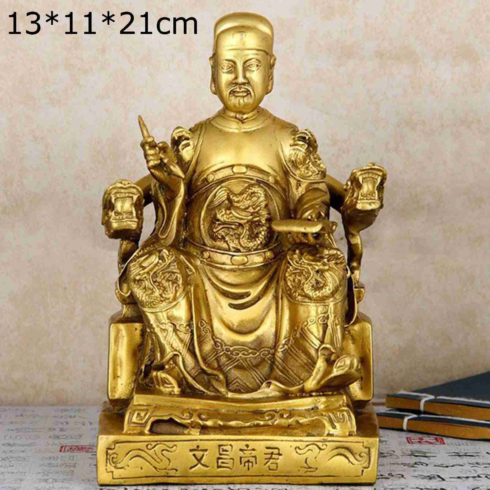 仏像 文昌星 飾りつけ 純銅 風水グッズ 風水飾りつけ 厄除け オブジェ 開運 金運引きあげる 仏間 仏壇 仏師 縁起物 祈る 手当て 風水 風水グッズ 執務室調度品 差し上げ物にも至適 新年 差し上げ物 差し上げ物 仏教備品