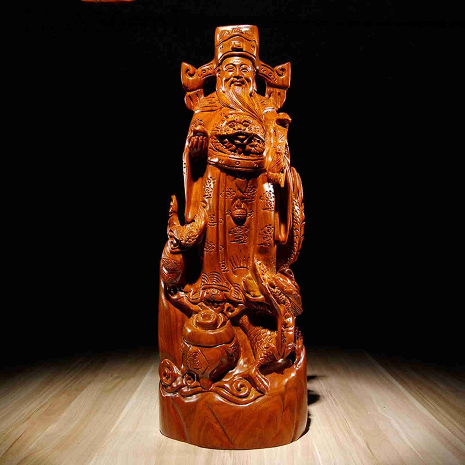 木彫仏像 飾りつけ 財神 聚寶盆 木像 木製図形 黄花梨 花梨木 生まれながらカリン材 神像 仏像寄せあわせ 木彫り飾りつけ 民芸品 開店祝賀会 御役目運引きあげる 開運グッズ 風水個条 開運厄除 仕合わせ 手なぐさみ運 家 かざり付ける