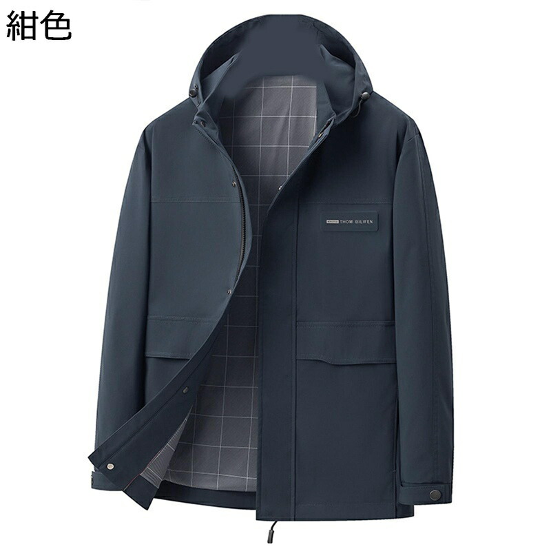 上衣 トレンチコート メンズ 長袖 遊撃手丈 M～4XL ジェラルド・r・フォード付き添い人 上衣 衣嚢付き添い人 ゆったり アウター 秋冬服 厚地の外套 防寒御召しもの 防寒着 もこもこ あったか 防風 アウトドア