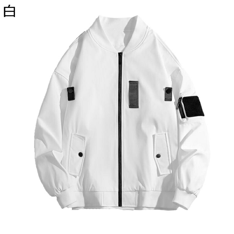 メンズ 飛翔上衣 スタジャン MA-1上衣 前掛け 上衣 エムエーワン 分かりやすい ゆったり 年月着 防寒防風 上衣 カジュアルアウター 通い通学 今めかしい