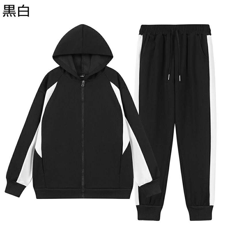 ジャージセット 上下 メンズ フードパーカー ジップアップ 秋冬服 ゆったり 長袖 アウター スウェット 保温性 プルオーバー シンプル ロングパンツ 個性 運動 部屋着 普段着 ランニングウェア スポーツ