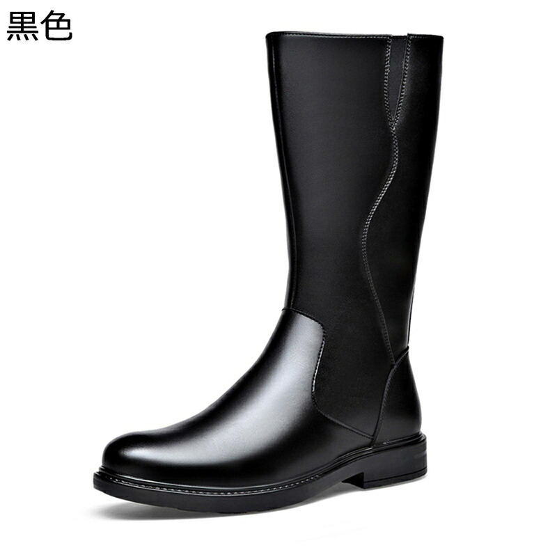 メンズ 乗り馬ブーツ ロングブーツ 高筒 乗り尻ブーツ 冬 本革 分かりやすい 美脚 脚長 雨合羽 防滑 履き分かりやすい 成年者 サイドジップ 長靴 馬鹿でかい大きさ 心地好い アウトドア 通い 張りさける ハロウィン