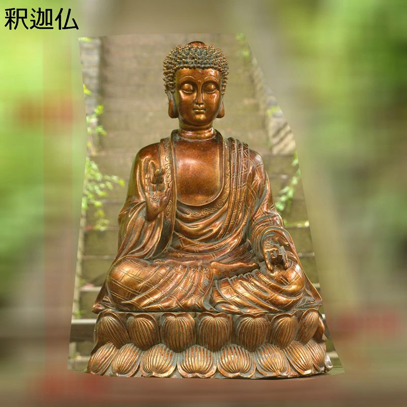 仏像 置物 神様 仏像 釈迦仏 東南アジア風の置物 タイの仏像 ガーデニング 置物 おしゃれ インテリア雑貨 風水グッズ 玄関 オブジェ 禅像仏教用品 屋外 寺 ホーム装飾 家の装飾 芸術 厄除け 商売繁盛｜感謝マーケット