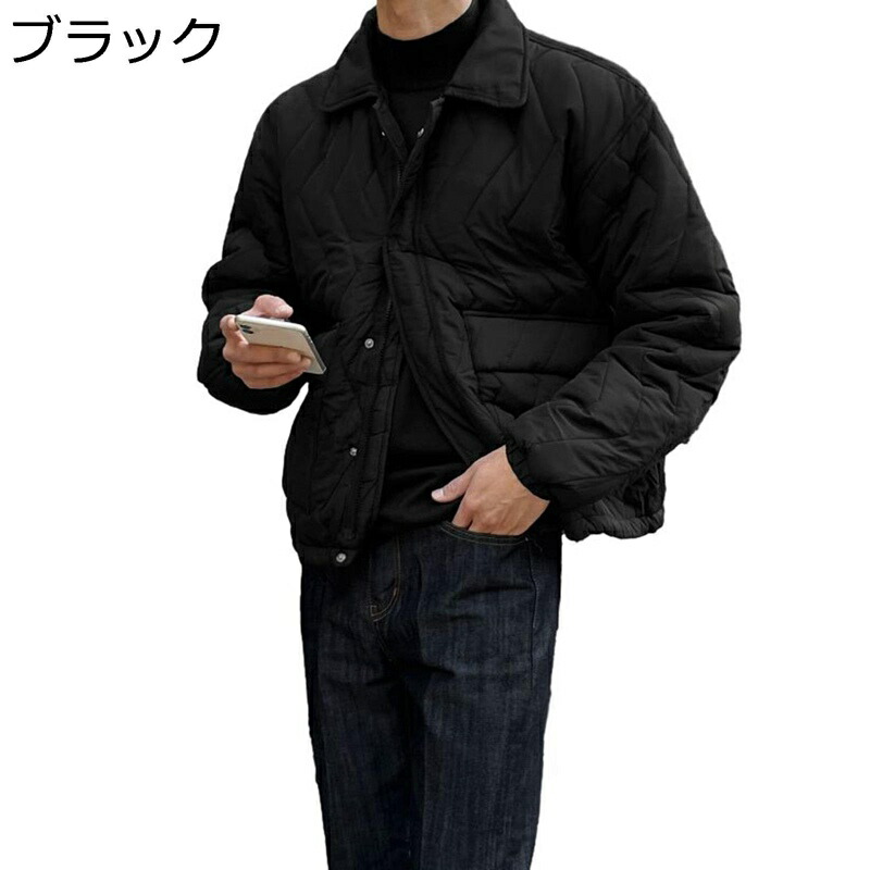 中綿ジャケット メンズ 防寒着 アウター ゆったり 暖かブルゾン ラペル カーゴジャケット おしゃれ アウトドア 冬物 コート ショート丈 棉服 大きいサイズ アウトドア 普段使い 通勤 通学｜感謝マーケット 9,911円