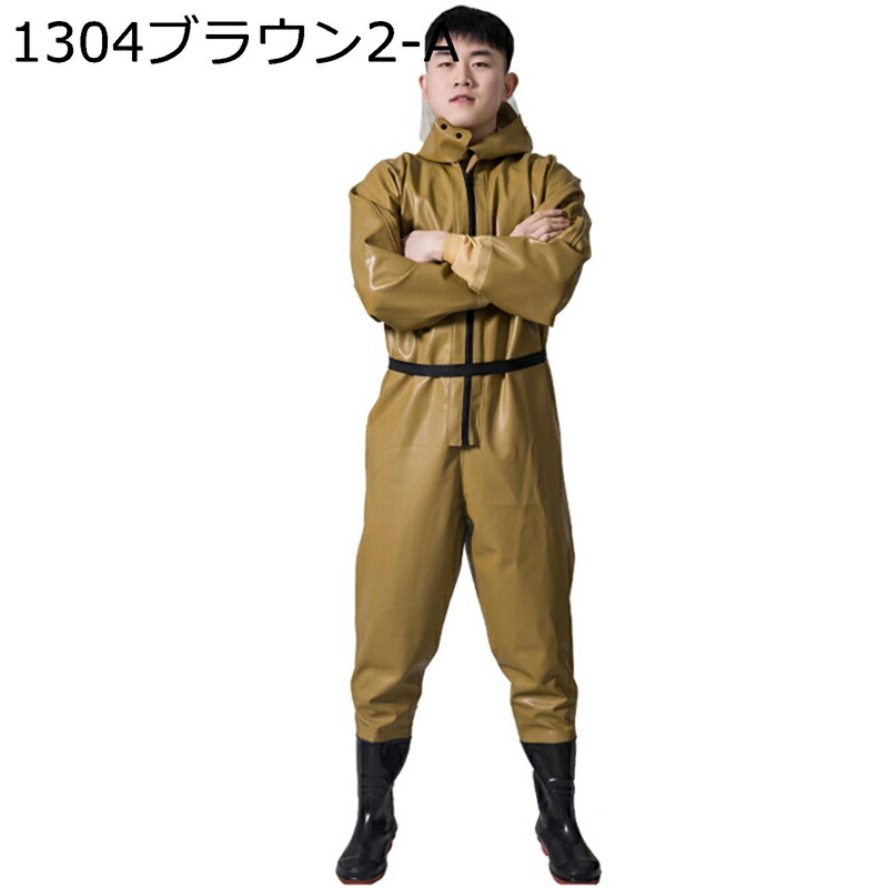 全身防水 ウェーダー 胴長靴 釣りスーツ レインブーツ ラジアル 厚底 清掃 作業 雪かき 梅雨対策 滑り止め 防汚 耐油 耐酸 耐アルカリ 簡単着脱 渓流 川 海 田植え 水仕事 ヒップウェーダー 防水服