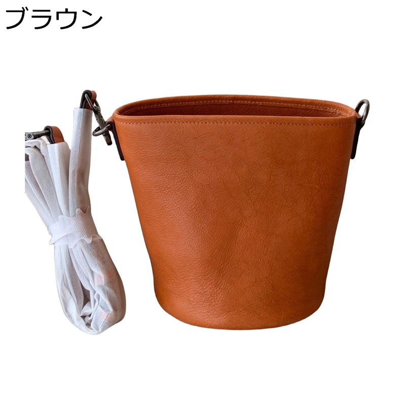 本革トートバッグ バケツ レディース ハンドバッグ 軽量 通勤 2way 巾着式開閉 自立型 肩がけ 斜めがけ 小さめバッグ付き キューブ型 おしゃれ 高見え シンプル トレンド 柔らかい 女性用 普段|感謝マーケット